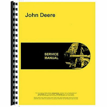 AFTERMARKET Service Manual Fits John Deere Baler 114W RAP13110410
